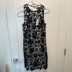 NWT Banana Republic Black Lace Sheath Dress